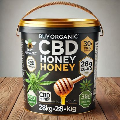 Afbeeldingen van Premium CBD Honing (28-29kg Emmer) - Gecertificeerd Biologisch & Therapeutisch
