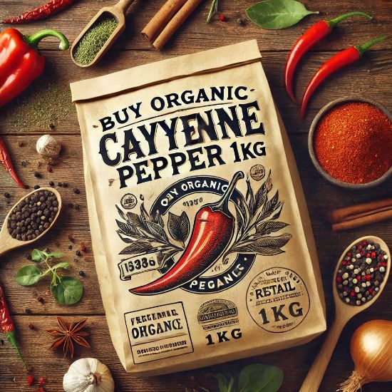 Image de Organic Cayenne Pepper 1kg