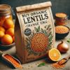 Picture of Organic Premium Lentils Yellow/Orange 20kg