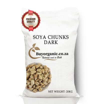 Picture of Non-GMO Light Textured Soya Chunks – 1kg Bag